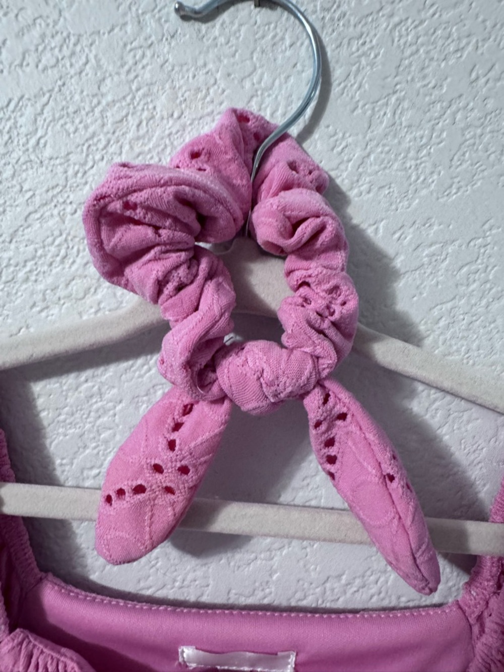 Tahari Girls Pink Eyelet Dress – Size 6 - Picture 8 of 10